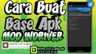 CARA MEMBUAT MOD APK INDRIVER BASE [upl. by Etnaid682]