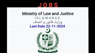 Ministry Of Law amp Justice Jobs [upl. by Albertina498]