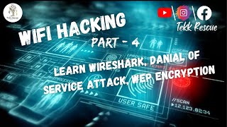 How to Hack WiFi Networks with WEP encryption Wireshark  How to perform a Denial of Service Attack [upl. by Selle239]