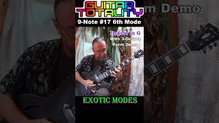 6th Mode of the 9note Scale17 shorts guitartheory [upl. by Eberhard]