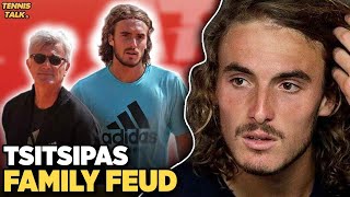 Tsitsipas Coach Spilt after On Court Fight  Tennis News [upl. by Silbahc]