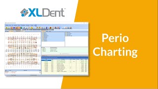 XLDent Dental Software Demo  Perio Charting [upl. by Rochella]