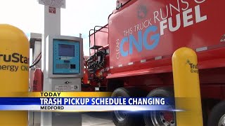 Trash pickup schedule changing in Medford [upl. by Barnard]