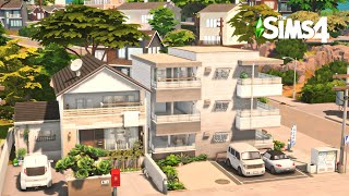 Neighborhood House amp Apartment For Rent 🏢🏙  Stop Motion Build  The Sims 4  No CC [upl. by Higginson271]