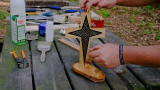 Woodworking in Nature  Only Hand Tools  ASMR [upl. by Atinuhs]