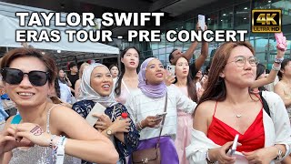 Taylor Swift The Eras Tour Singapore  1st night Pre Concert  Amazing fans [upl. by Eddra]