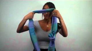 How to Tie a Scarf Fake Knot [upl. by Aidnyc]