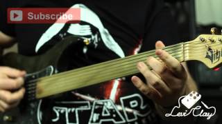 Levi Clay  Vigier Surfretter Fretless Guitar Heavy Metal Demo [upl. by Ayeka533]