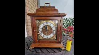 Vintage Westminster Clock Christiaan Huygens Moonphase [upl. by Rivera]