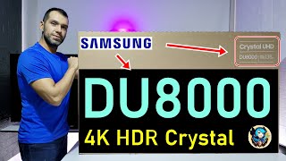 SAMSUNG DU8000 Crystal UHD UNBOXING Y REVIEW COMPLETA [upl. by Donnie]