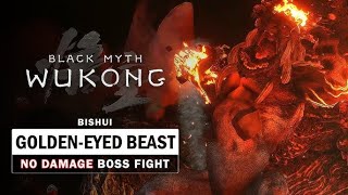 Black Myth Wukong  Bishui GoldenEyed Beast  No Damage [upl. by Odnomar854]