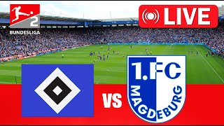 HSV  1 FC Magdeburg LIVE 🔴 2 Bundesliga 20242025 [upl. by Inavoj867]