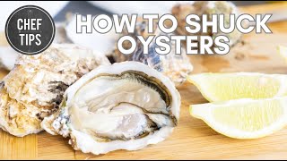 How to Shuck an Oyster Like a Pro Using an Oyster Knife Lessons from Galway  Chef Tips [upl. by Jacobs]