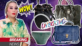 Breaking News Polene LVMH  Unboxing Haul Proenza Schouler Alexander Wang etc [upl. by Rehpinnej]