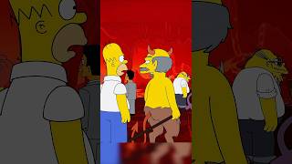 Homer is in line for hell👹shorts shortvideo like [upl. by Sterner509]