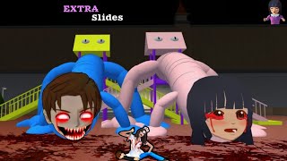 Extra slides ZOMBIE Haunted Yuta dan Mio Becames Zombie 😰 Sakura School Simulator Story 👺 [upl. by Mylander34]