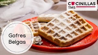 Gofres Belgas Caseros  Waffles  Recetas Thermomix [upl. by Chantal939]