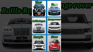 Mahindra Thar vs Range rover  ine donon ka full competitionfactscompetition shorts [upl. by Avek]