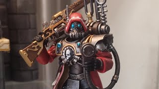 Skitarii Ranger with Datatether Joy Toy Warhammer 40k Scale 118 Unboxing [upl. by Longawa]