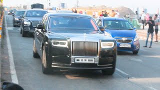 INDIAN BILLIONAIRE ADAR POONAWALLA BUYS SECOND NEW ROLLS ROYCE PHANTOM VIII  SUPERCARS IN MUMBAI M [upl. by Katee222]