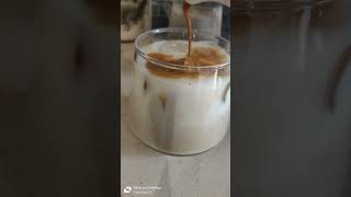 Latte coffee  iced cinnamon latte cold coffee [upl. by Henigman]