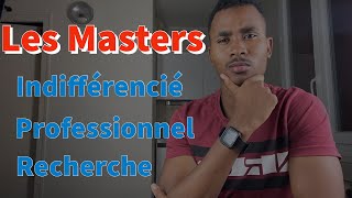 COMMENT BIEN CHOISIR SON MASTER [upl. by Huang295]