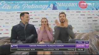 Gabriella PAPADAKIS  Guillaume CIZERON  FRANCE ELITES 2018 FD  December 15 2018  VAUJANY [upl. by Hnim]