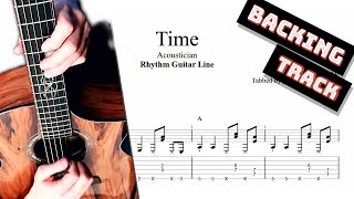 Acoustician  Time solo  guitar backing track  acoustic rhythm guitar chords [upl. by Eeroc]