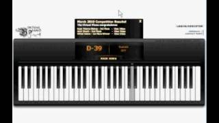 Dexter Theme on Virtual Piano [upl. by Moriarty]