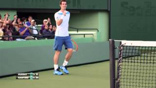 HEAD presents Andy Murray surprises crowd and commentators [upl. by Loutitia]