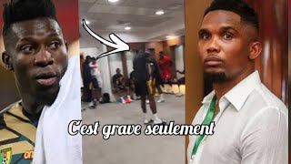 URGENT GROSSE BAGARRE ENTRE SAMUEL ÉTOO ET ANDRÉ ONANA À QUELQUES HEURES DU MATCH CONTRE LE NIGÉRIA [upl. by Pattin17]