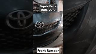 Toyota Belta Front Bumper shahnafeestraders BilalGunjn ToyotaBeltaBumper ToyotaParts carbumper [upl. by Yorle]