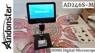 Andonstar AD246SM 2000X HDMI Digital Microscope  Recensione [upl. by Gross832]