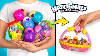 Grande Unboxing de Páscoa Hatchimals CollEGGtibles e Lindas Pixies 🥚🎨🐇 [upl. by Tak634]