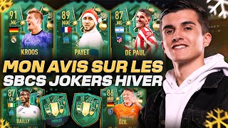 LES MEILLEURS SBCS JOKERS HIVER A FAIRE SUR FUT 23  Payet Kroos De Paul Bailly [upl. by Yrevi]