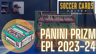 Panini Prizm English Premier League Hobby 202324 Soccer Unboxing  Manchester United Rookie Hit [upl. by Haim]