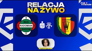 Radomiak Radom  Korona Kielce MECZ NA ŻYWO Ekstraklasa RELACJA KOMENTARZ STUDIO [upl. by Bevvy161]