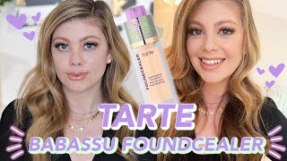 Tarte Babassu Foundcealer Wear Test  Review [upl. by Kiernan]