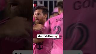 intermiamicf need a goal Messi delivers 👀 [upl. by Eirovi]