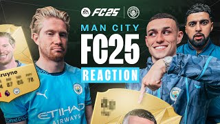 Man City REACT to FC 25 Ratings 🤯  De Bruyne Foden Grealish  More [upl. by Geno]