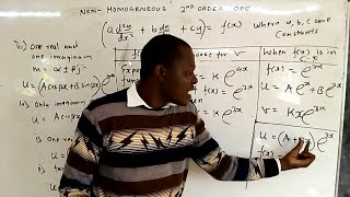 NONHomogeneous 2nd Order ODEs  DFACTOR Method  FULL LECTURE [upl. by Ninnahc]