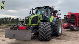 Claas 960 Axion  KUHN Espro 6000 RC [upl. by Beutler]