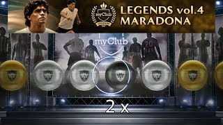 Opening 2x Legends vol4 Maradona pack [upl. by Nakada848]