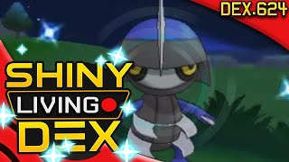 SHINY PAWNIARD Live Reaction Quest For Shiny Living Dex 624  Pokemon XY [upl. by Anaujal811]