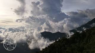 Mt Kinabalu NP Borneo clouds in the mountain  Drone 4K  MALAYSIA [upl. by Basham949]