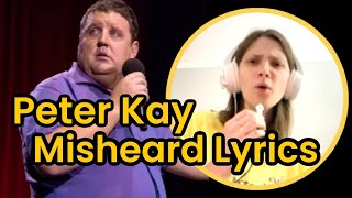 This Guy is awesome 👏🏻 Peter Kay Misheard Lyrics REACTION [upl. by Tim]