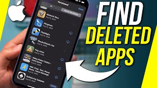 How to Find Deleted Apps on iPhone [upl. by Aynotel]