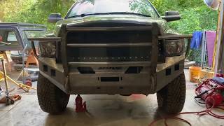 2004 Ram 3500 Move Full Grille Installation [upl. by Nyrhtak]