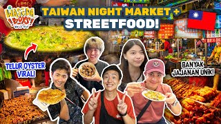 TAIWAN NIGHT MARKET  STREETFOOD  WASEDABOYS WORLD TRIP 46 [upl. by Itsud]