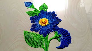 Beautiful rangoli designs with flowers branch by jyoti 481 [upl. by Kcireddor104]